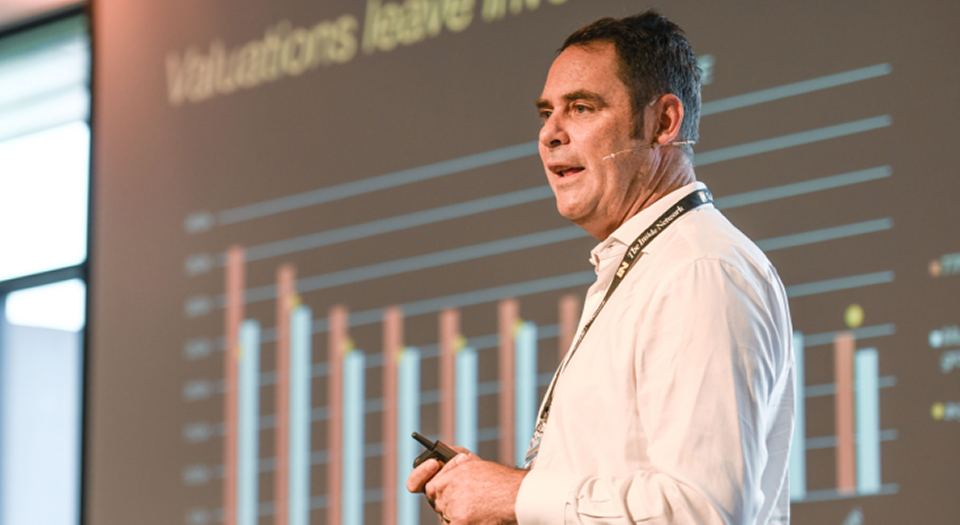 Business man speaking