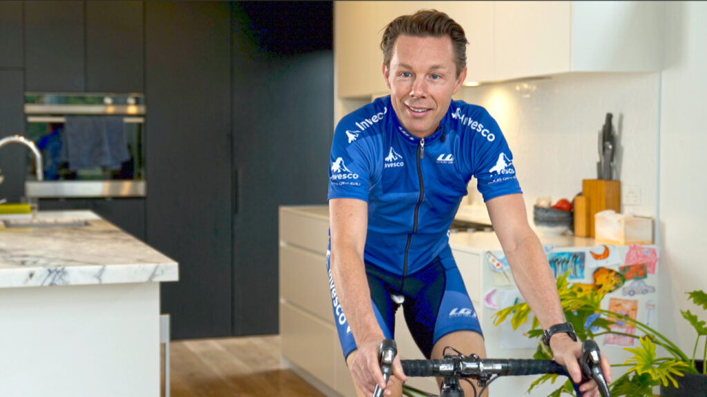 Riding for charity with Invesco