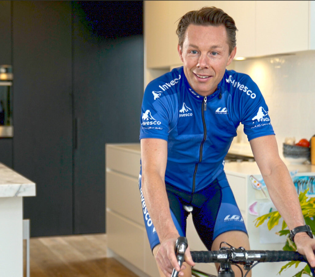 Riding for charity with Invesco