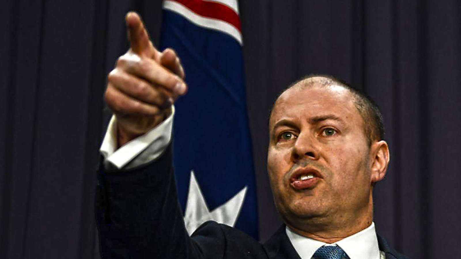 Business man speaking