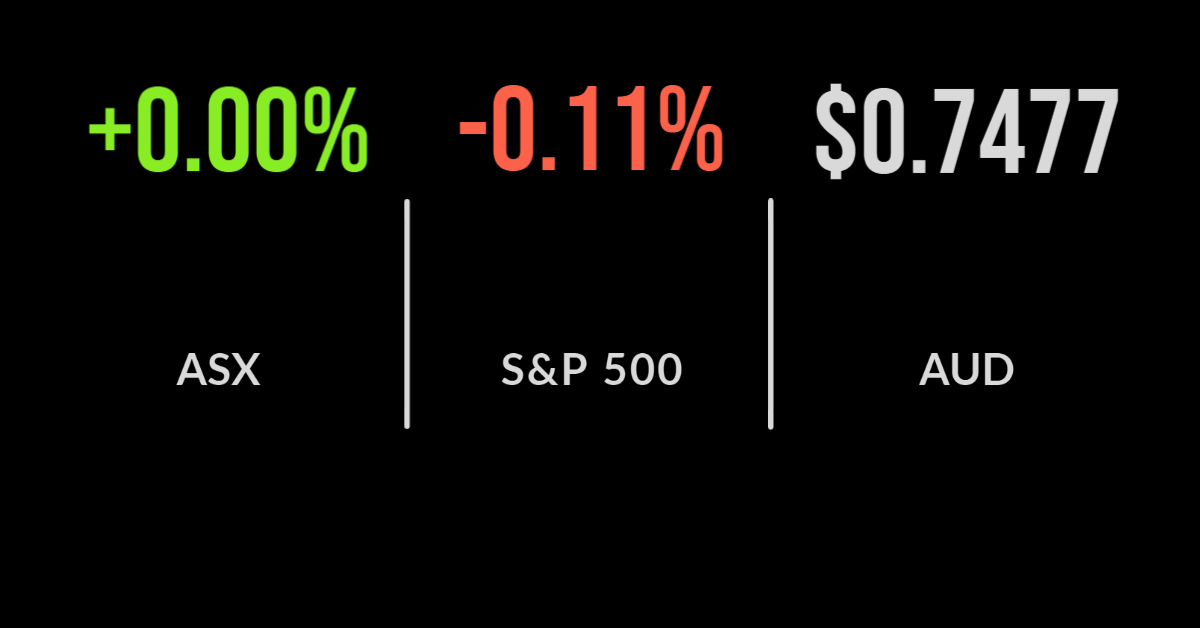 Market doesn’t like the plural