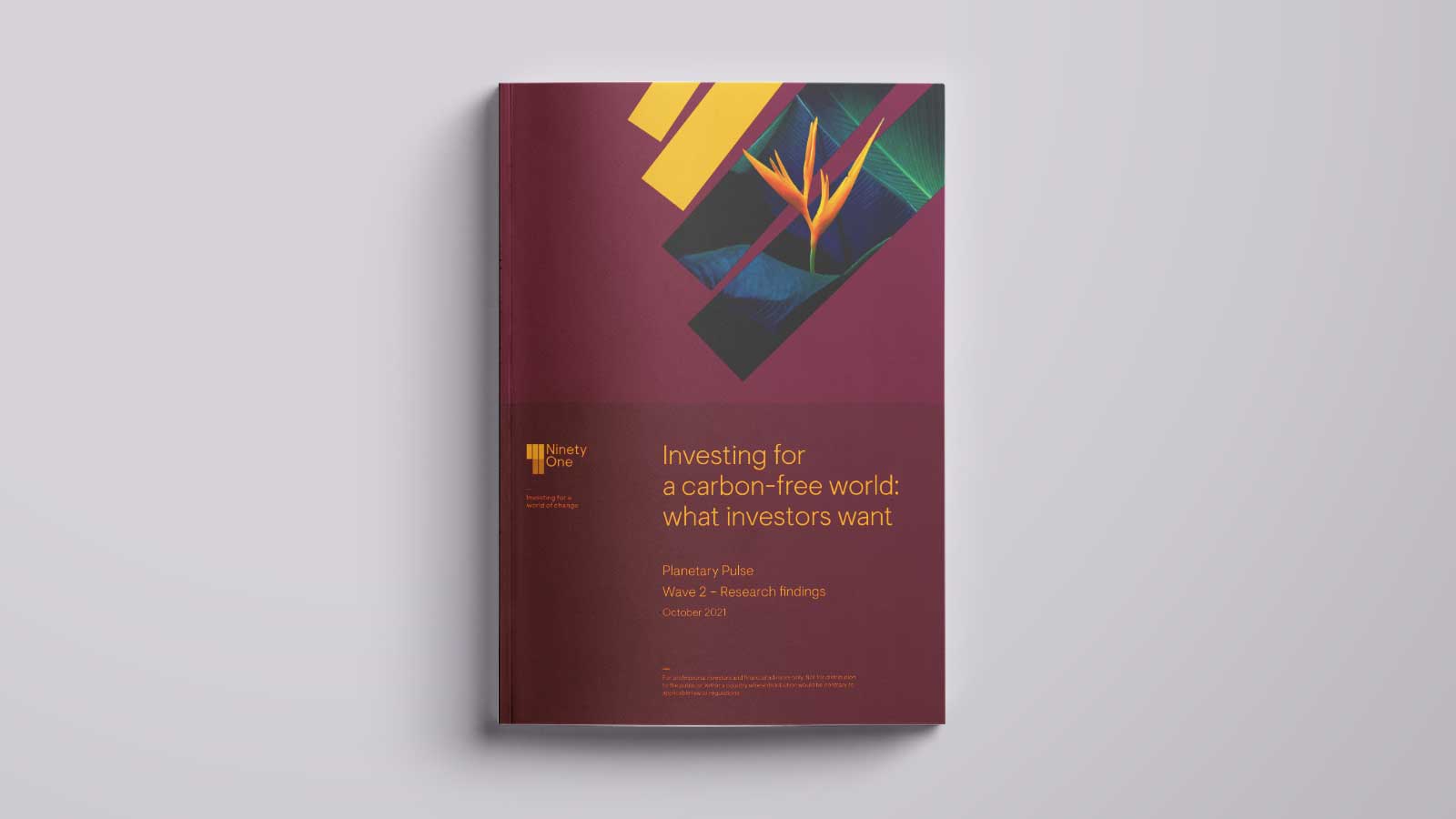 Investing for a Carbon-Free World: What Investors Want