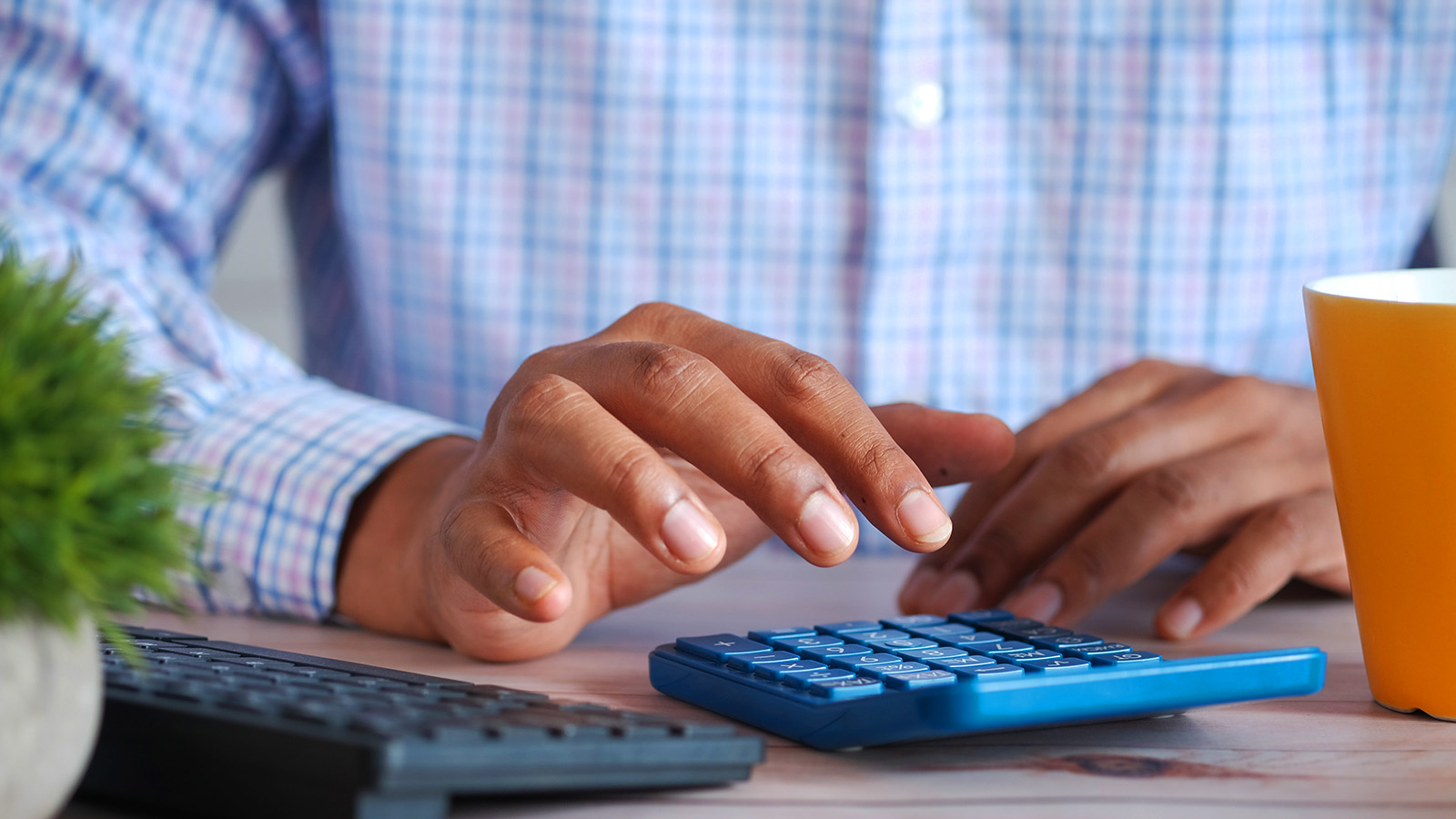 Business man speaking