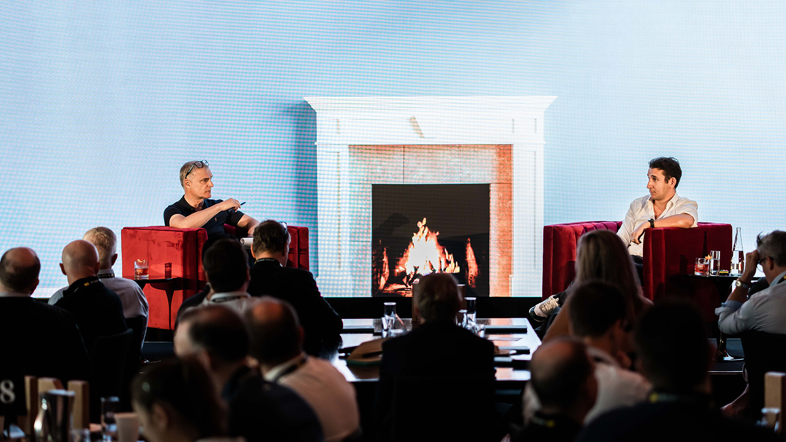 Business man speaking