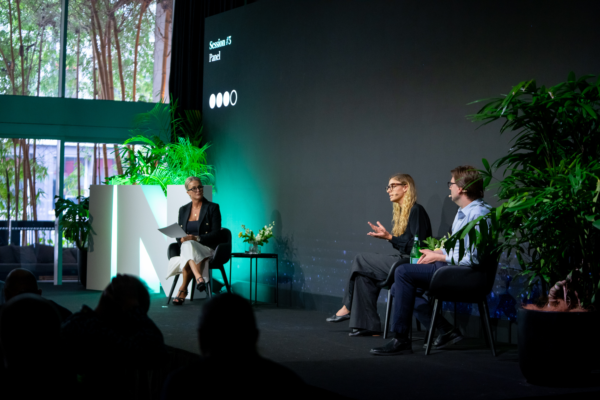 Business man speaking