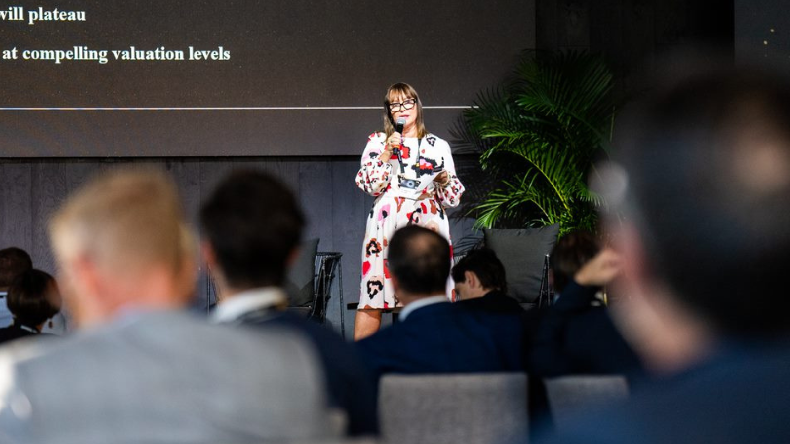 Business man speaking