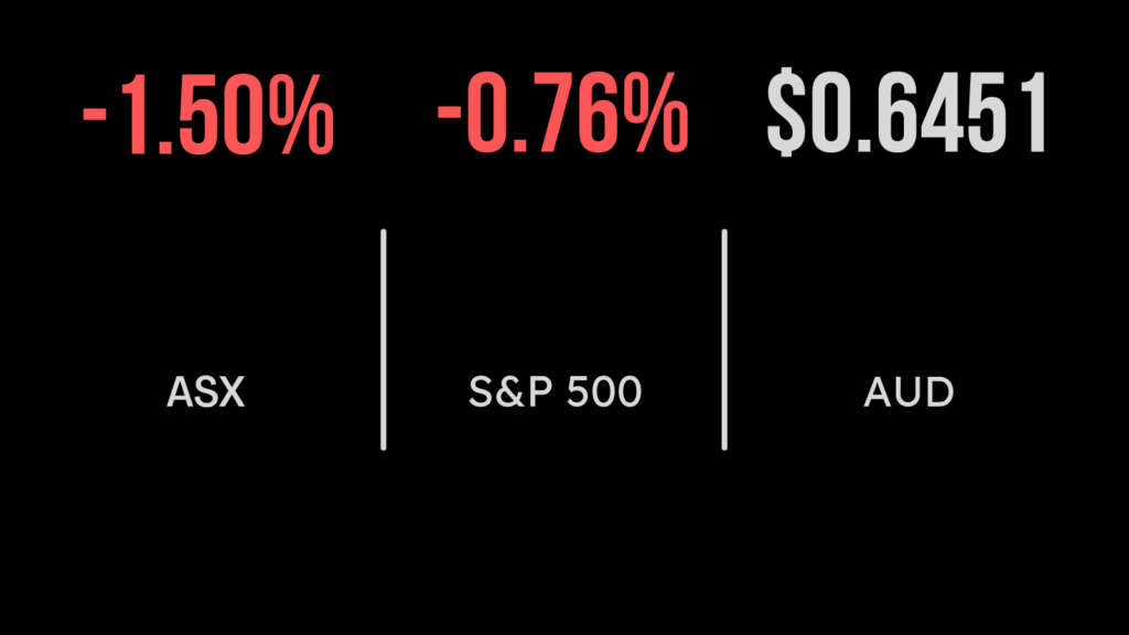 Higher-than-expected US retail spending hits Australia.