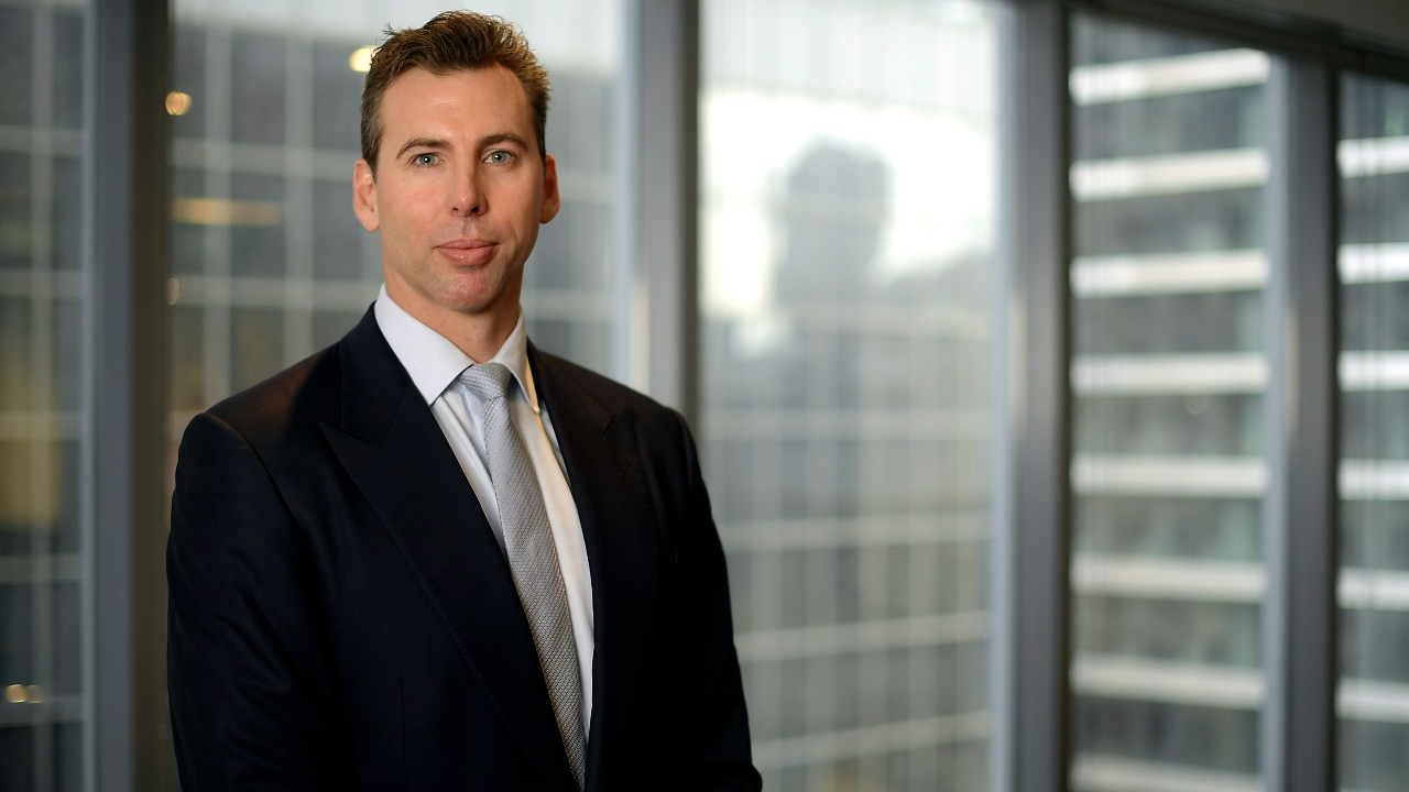 Business man speaking