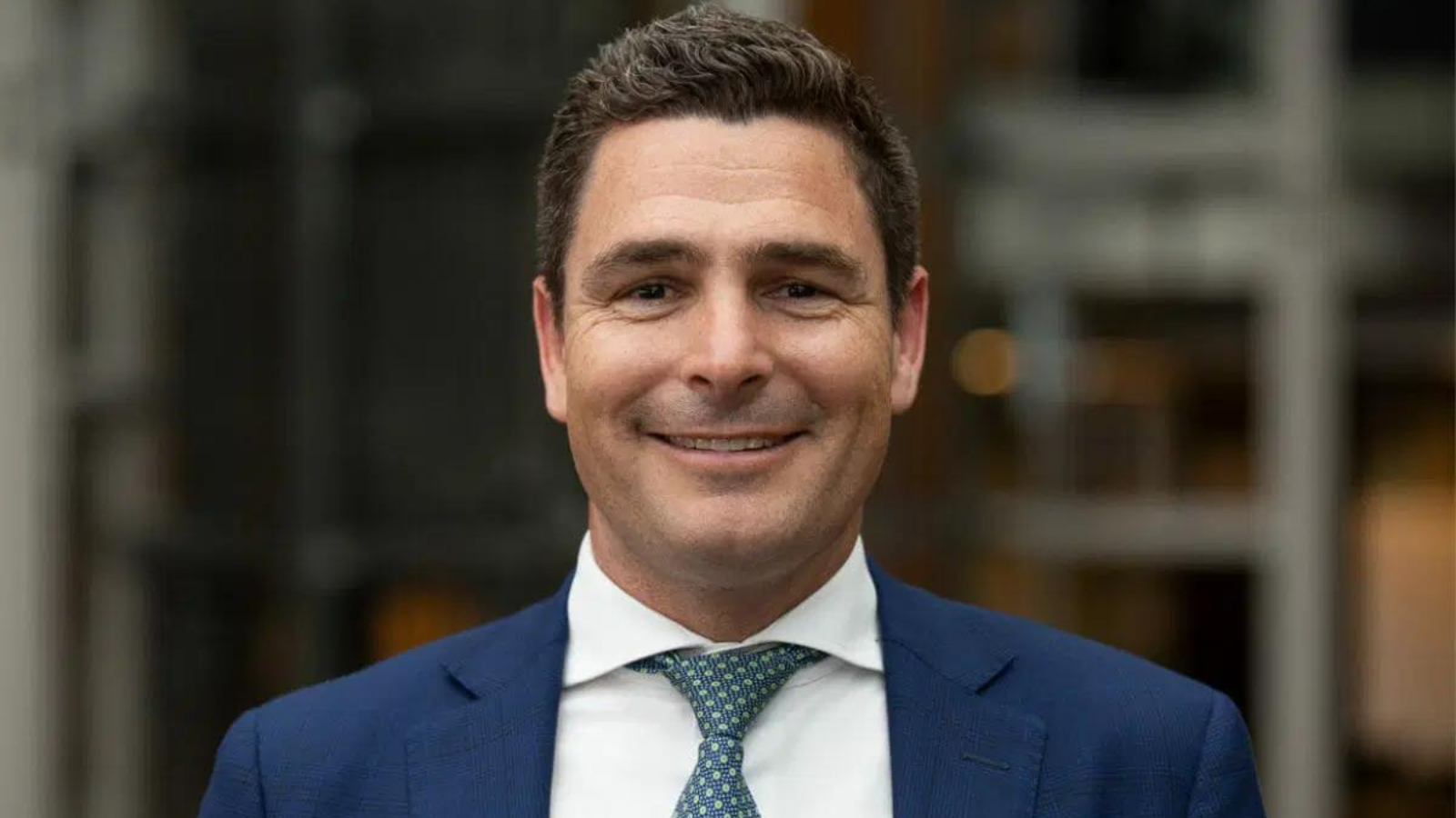 Business man speaking