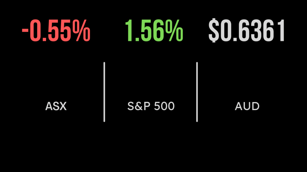 A sea of red across Australian Equities on Friday