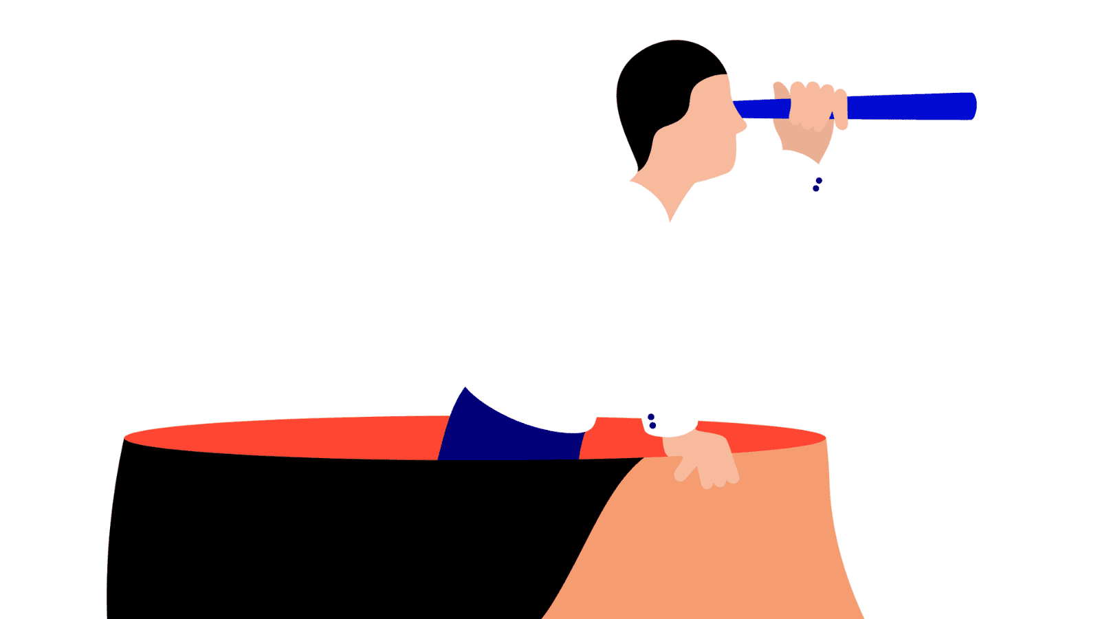 Business man speaking