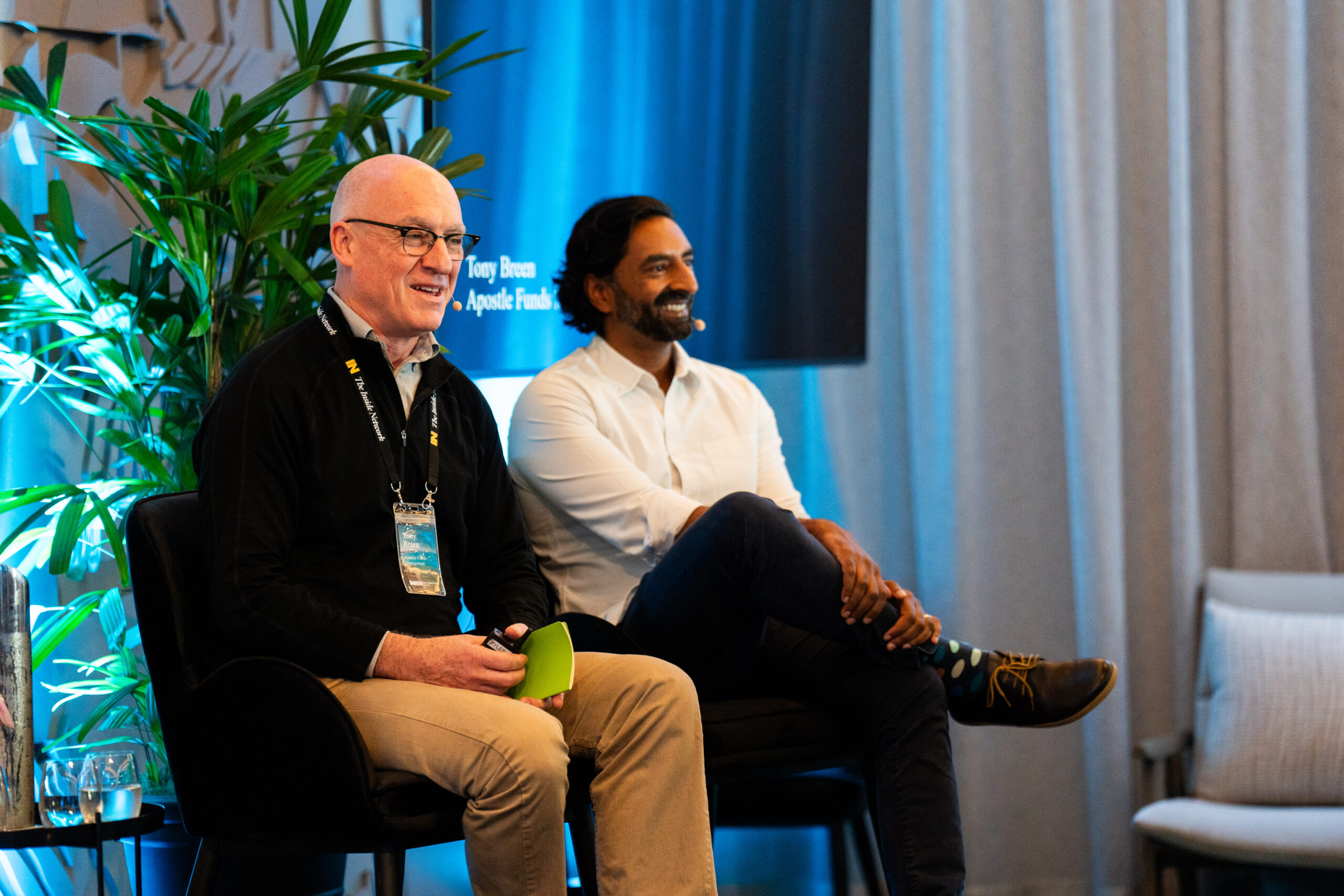 Business man speaking