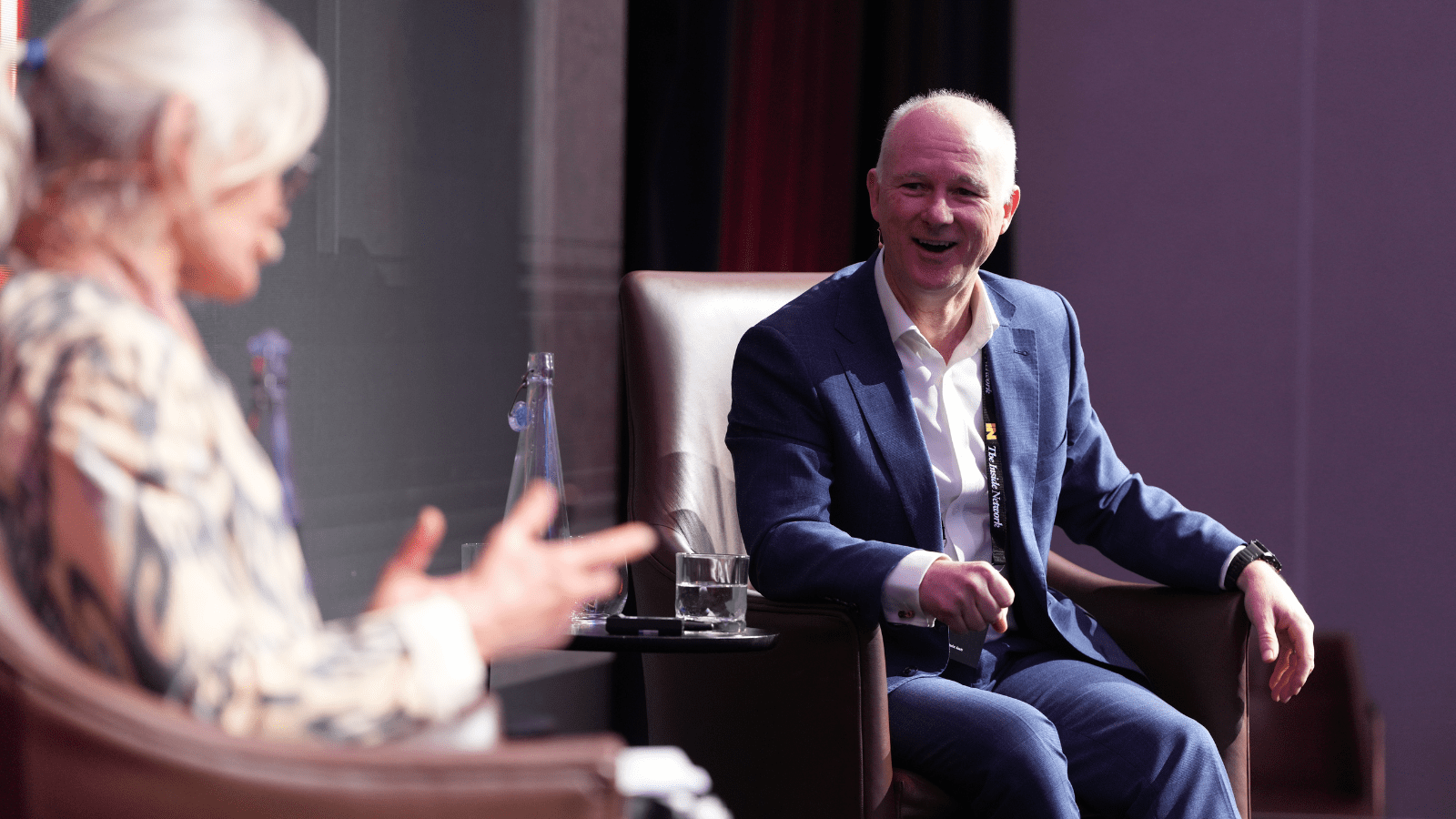 Business man speaking