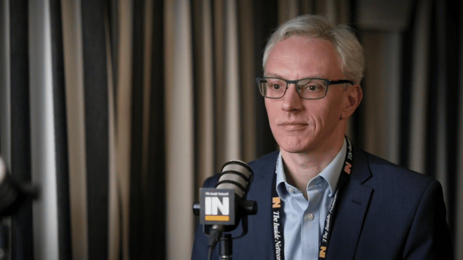 Business man speaking