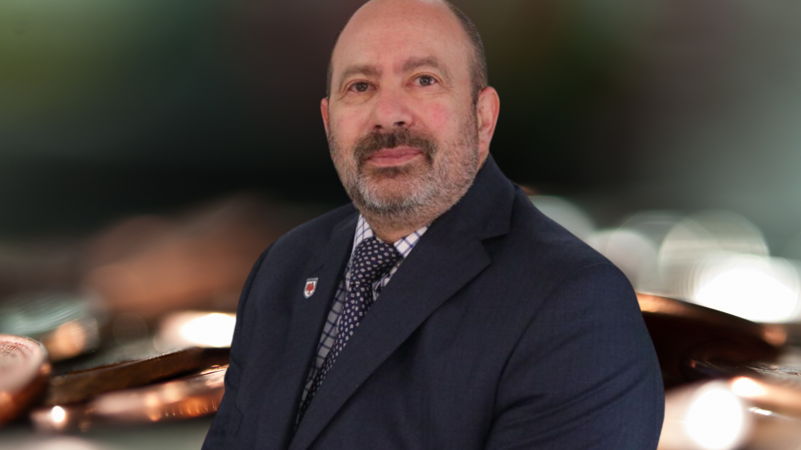 Business man speaking