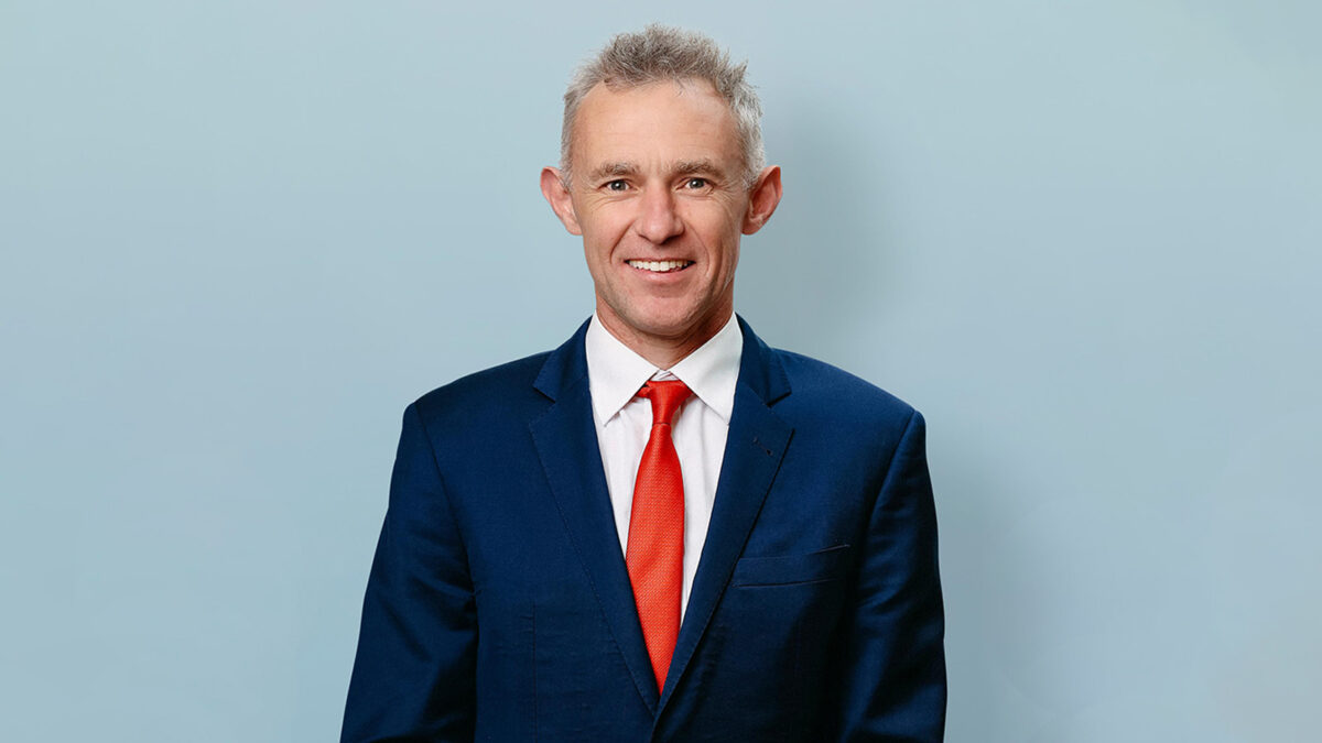 Business man speaking