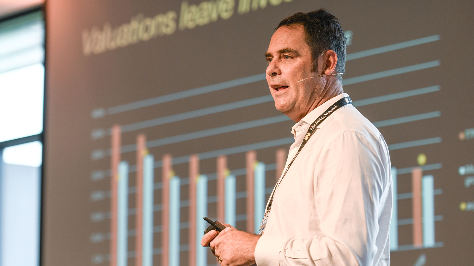 Business man speaking