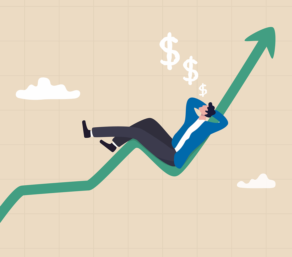 Close your eyes, relax and enjoy the wealth