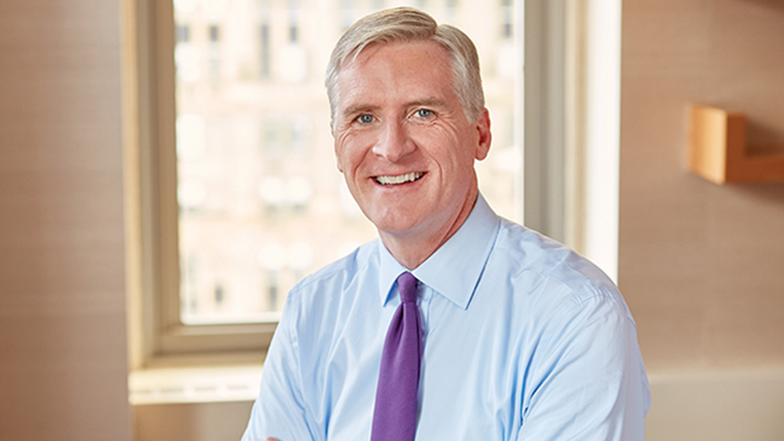 Business man speaking